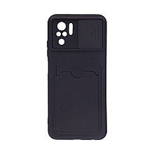 Чехол для телефона XG XG-S076 для Redmi Note 10S Чёрный Card Holder