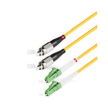 Патч Корд Оптоволоконный LC/APC-FC/UPC SM 9/125 Duplex 3.0мм 1 м
