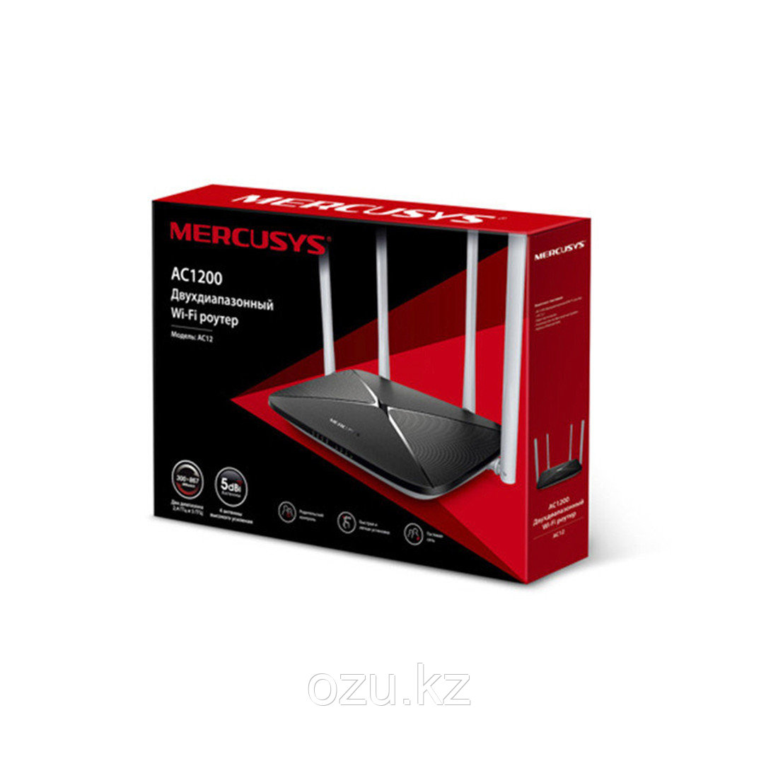 Маршрутизатор Mercusys AC12 - фото 3 - id-p96927983