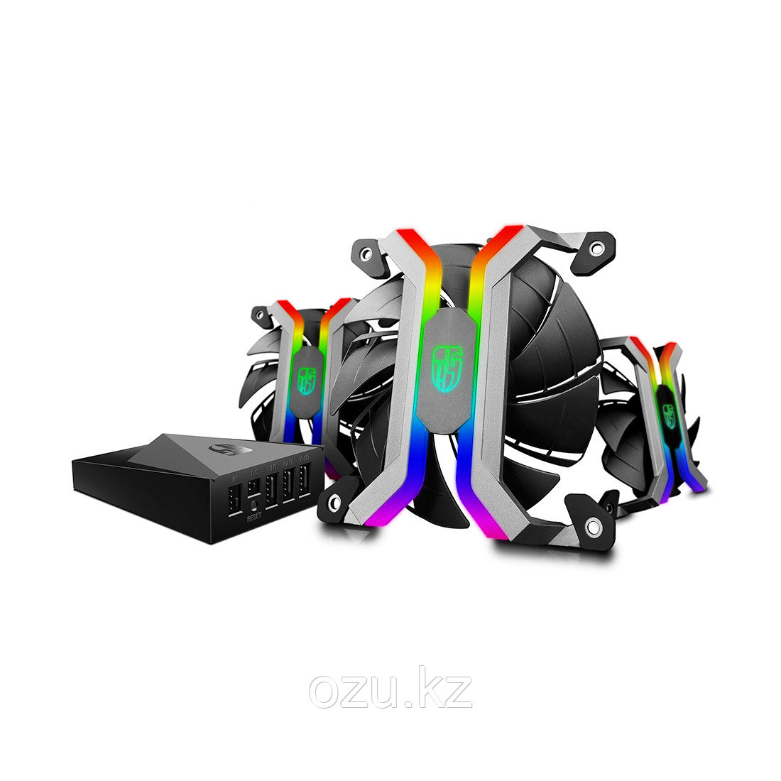 Комплект кулеров для компьютерного корпуса Deepcool MF 120S - 3 в1