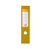 Папка-регистратор Deluxe с арочным механизмом, Office 3-YW5 (3" YELLOW), А4, 70 мм, желтый, фото 3