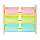 EDU-PLAY Стеллаж для игрушек с ящиками,3 полки,Цветной(76х36х65.5), фото 4