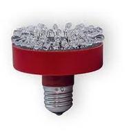 Лампа светодиодная для ЗОМ «Ledzom» 48B, E27, красный