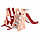 PITUSO Горка-Комплекс Шаттл (горка,качели,баскет.кольцо) Red/Красный,141*204*106h, фото 5