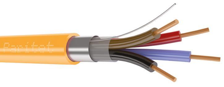 КСРЭПнг(А)-FRHF 2х2х1,78 (2,5 кв мм) Кабель для систем ОПС и СОУЭ огнестойкий, с низким дымо и газовыделением