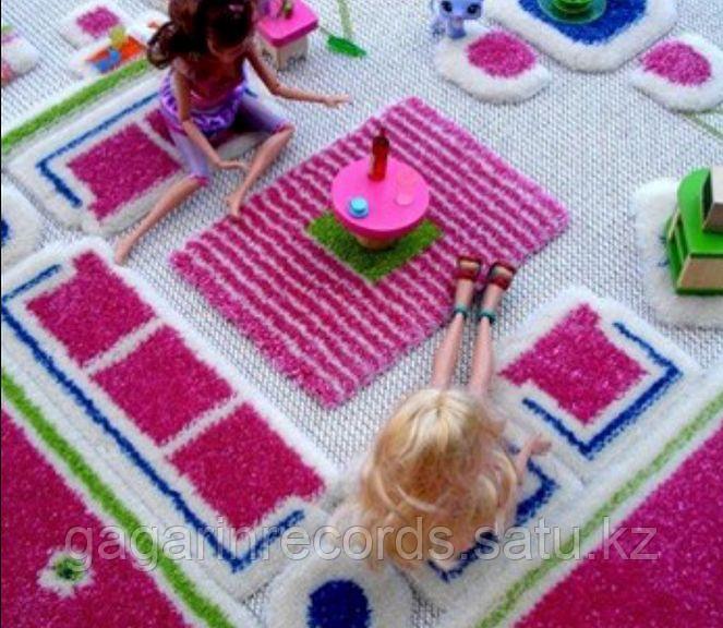Детский ковер Домик Розовый (100 х 200) - фото 2 - id-p96938724