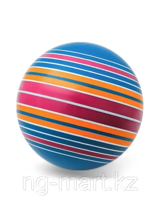Мяч резиновый 200 мм.Полосатик Р3-200