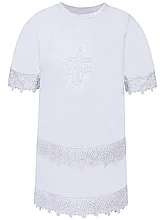 Крестильная рубашка FE15003 белый