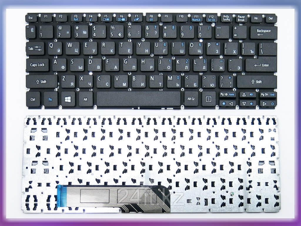 Клавиатура для ноутбука Acer Aspire Switch 10, RU, черная - фото 1 - id-p96951119