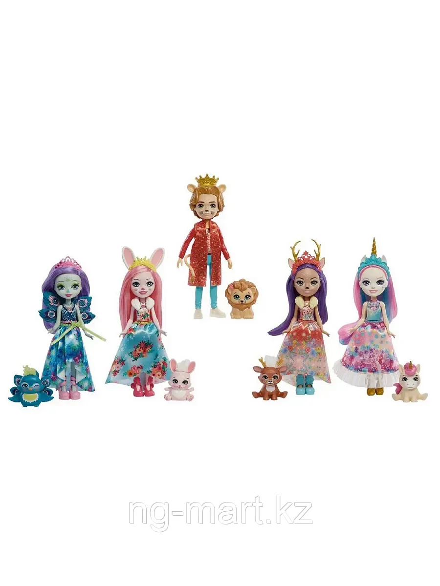 Игровой набор Barbie GYN58 Королевские друзья куклы с питомцами - фото 1 - id-p96943080