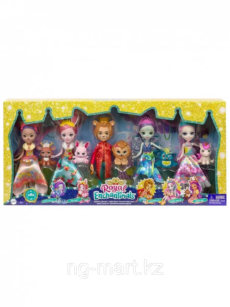 Игровой набор Barbie GYN58 Королевские друзья куклы с питомцами - фото 2 - id-p96943080