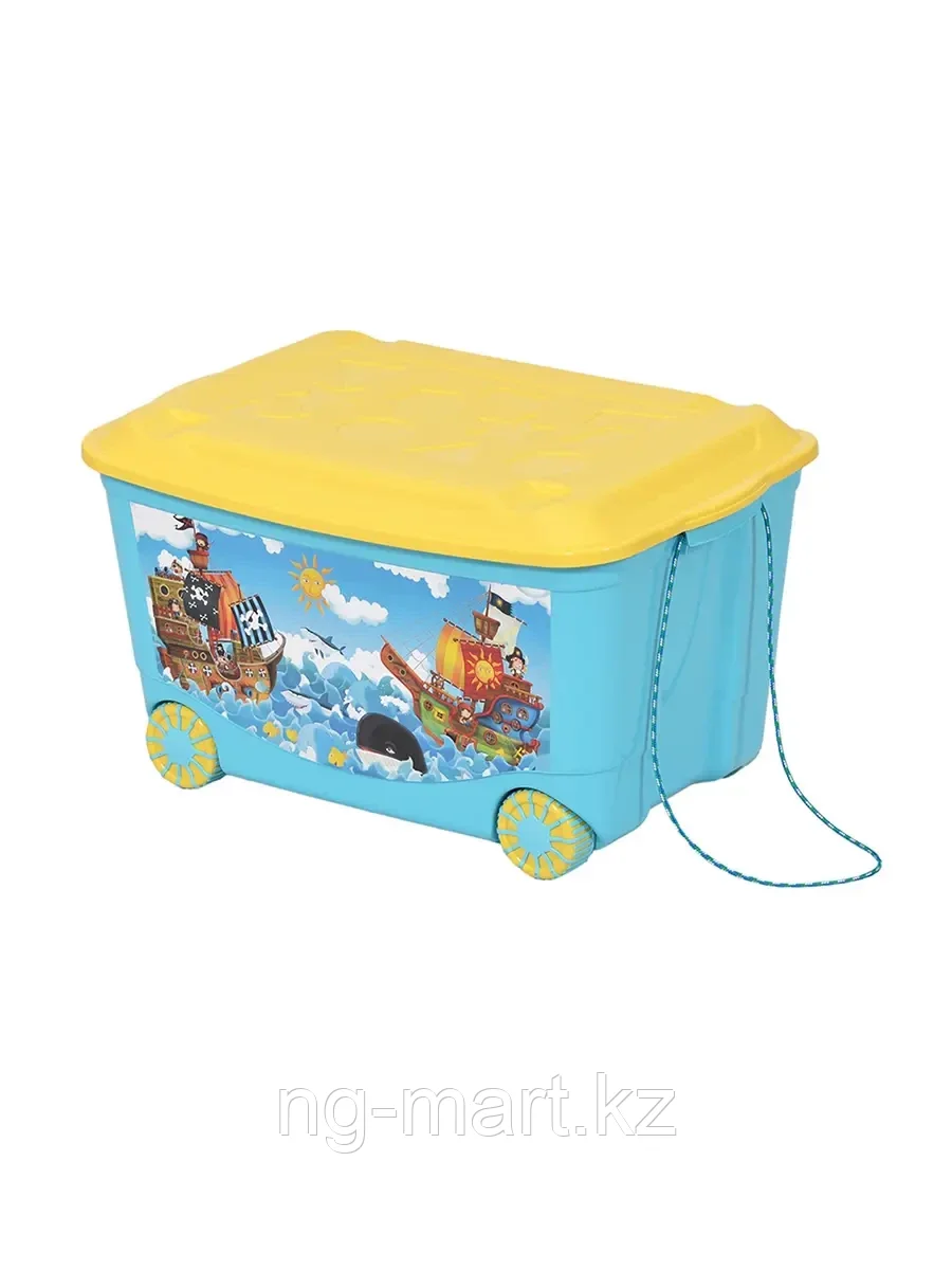 Ящик для игрушек Пластишка С4313809 голубой - фото 1 - id-p96950723