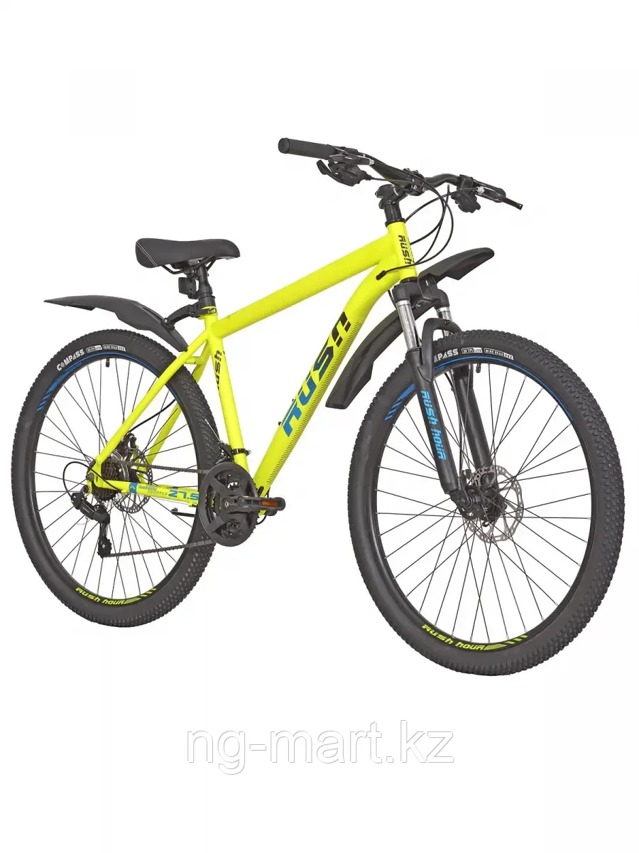 Велосипед горный 27,5" RX705 DISC ST 21ск RUSH HOUR желтый - фото 2 - id-p96950925