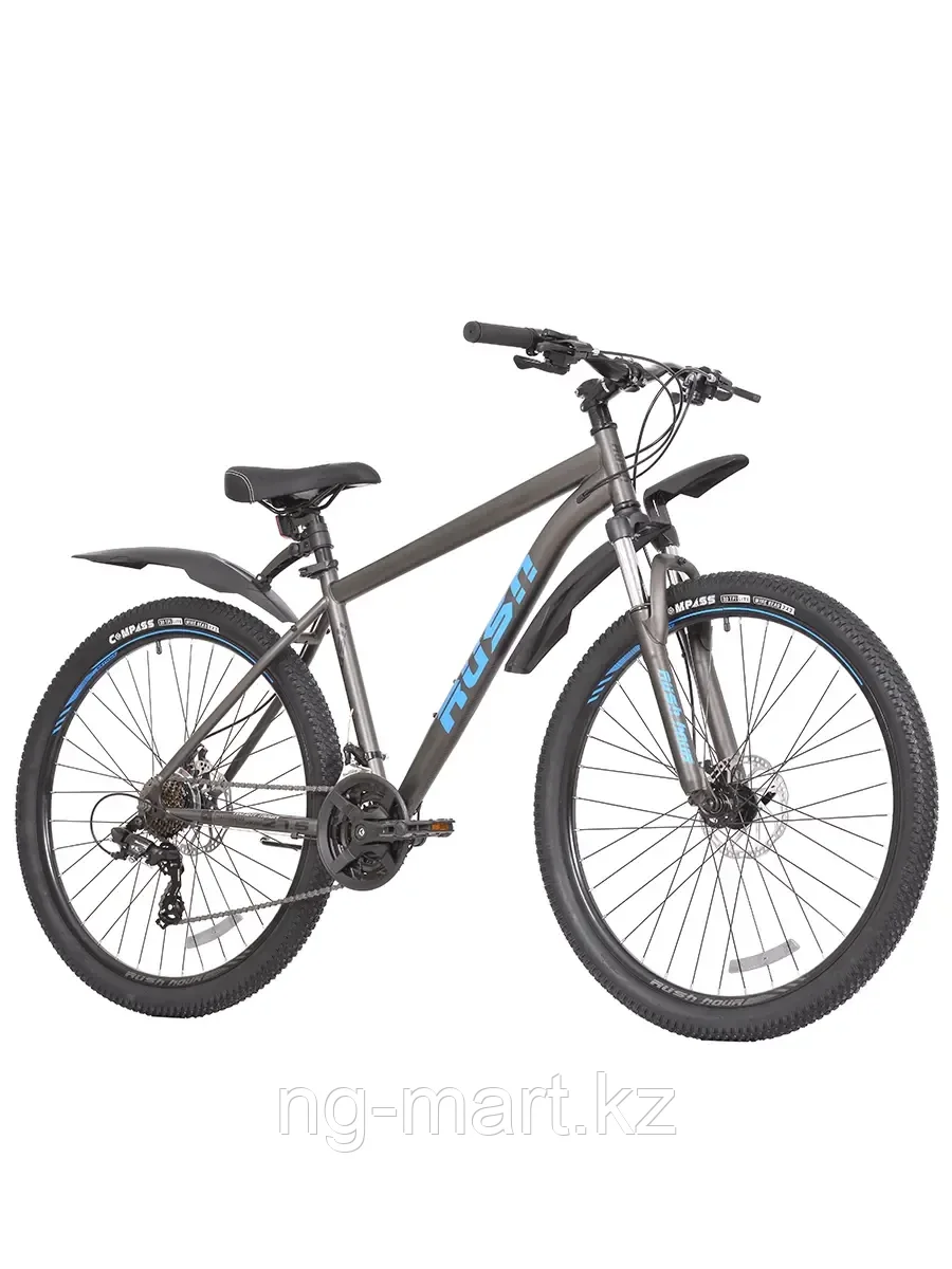 Велосипед горный 27,5" RX710 DISC ST 21ск RUSH HOUR серый - фото 2 - id-p96950928