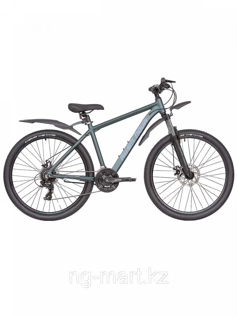 Велосипед горный 27,5" XS735 DISC AL 24ск RUSH HOUR зеленый - фото 1 - id-p96950933