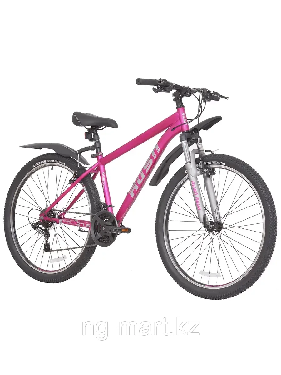Велосипед горный 27,5" RX700 V-brake ST 18ск RUSH HOUR фиолетовый - фото 2 - id-p96950935