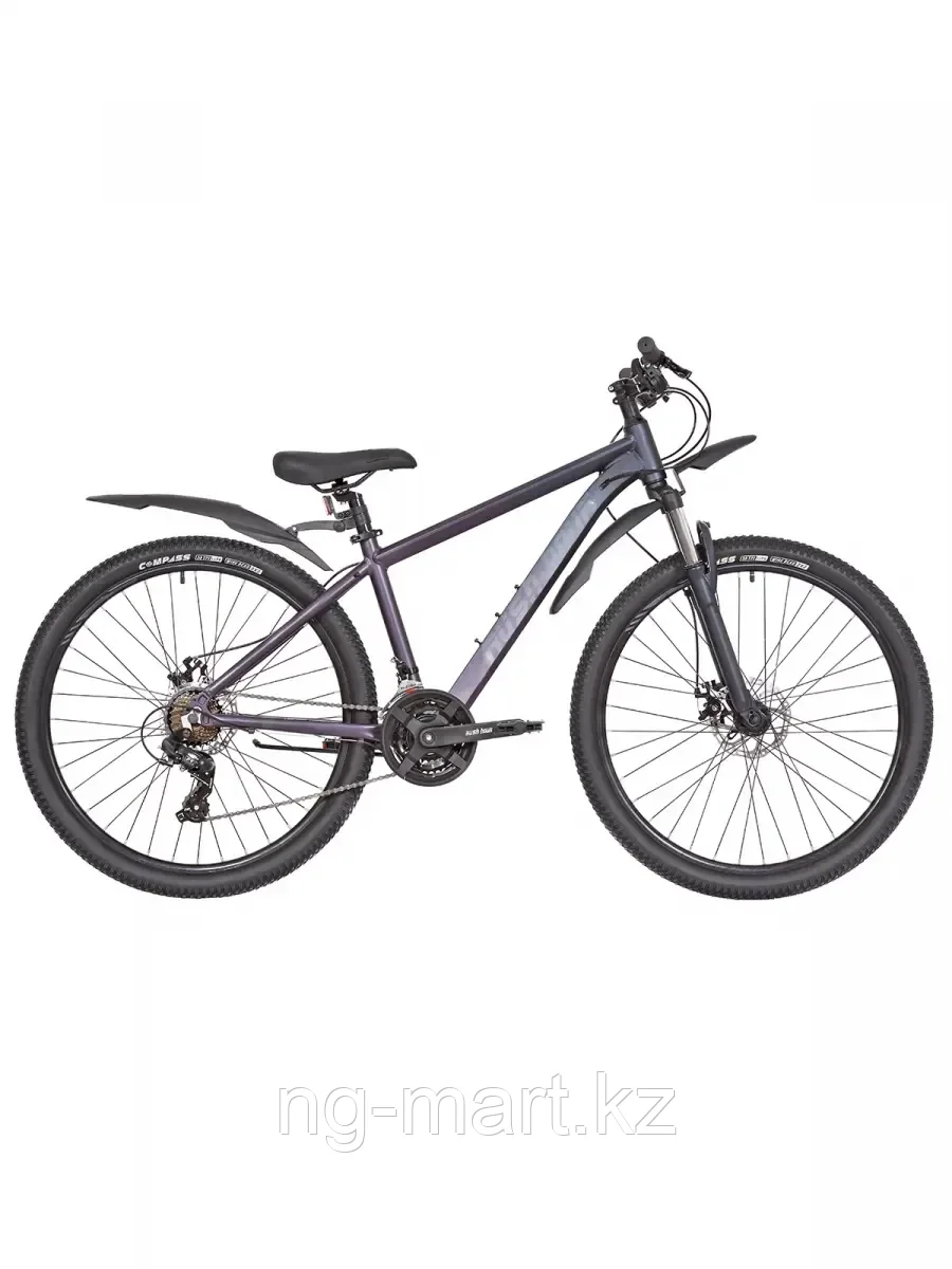 Велосипед горный 27,5" XS725 DISC AL 21ск RUSH HOUR фиолетовый - фото 1 - id-p96950940