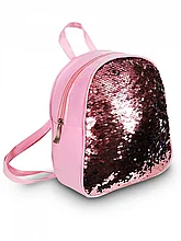 Мягкий рюкзак Сияние розовый 19 см 7711-1 ТМ Коробейники розовый