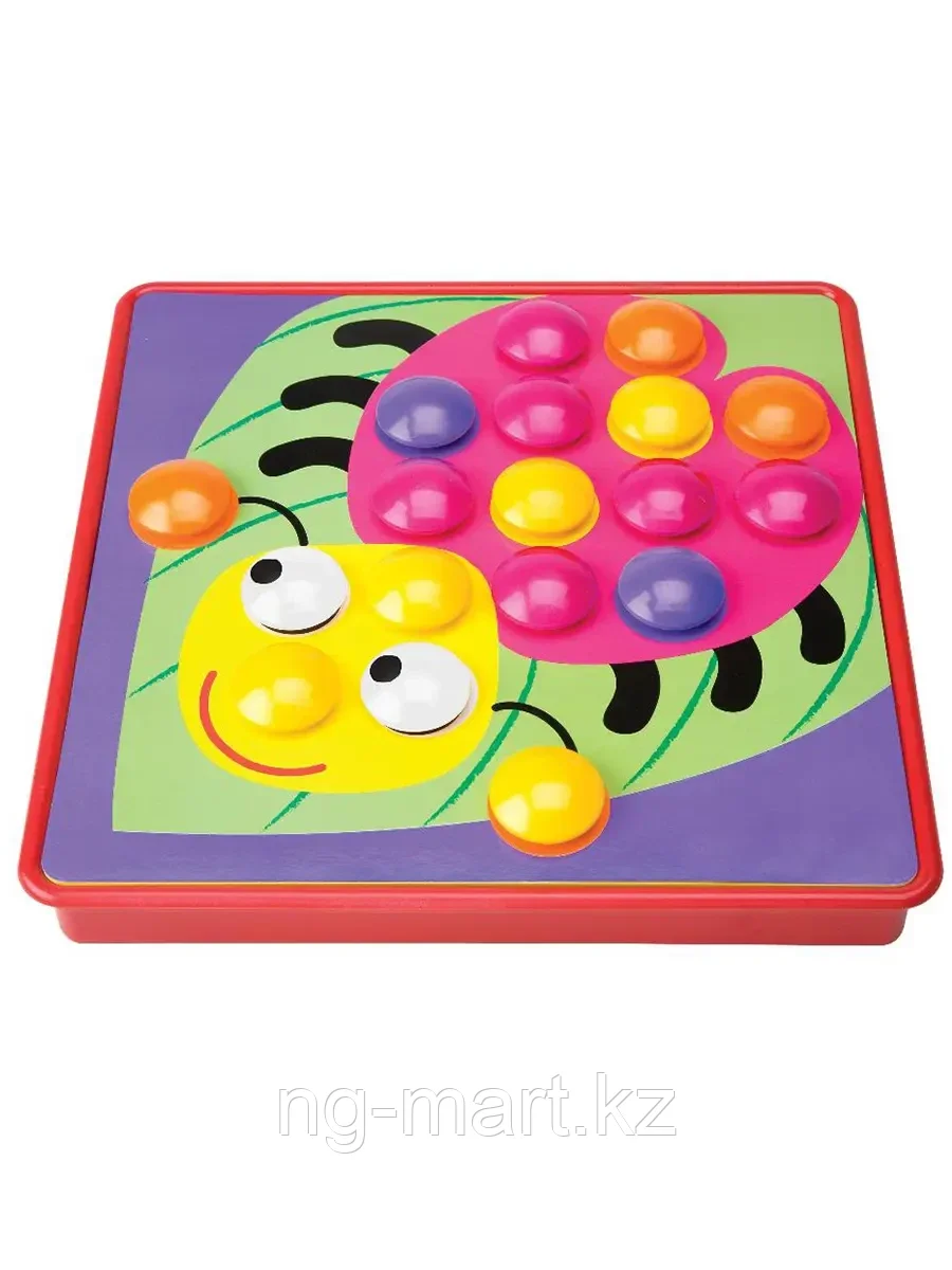 Мозаика Цветные кнопки 10 карточек, 46 эл. 1260 - фото 4 - id-p96947197
