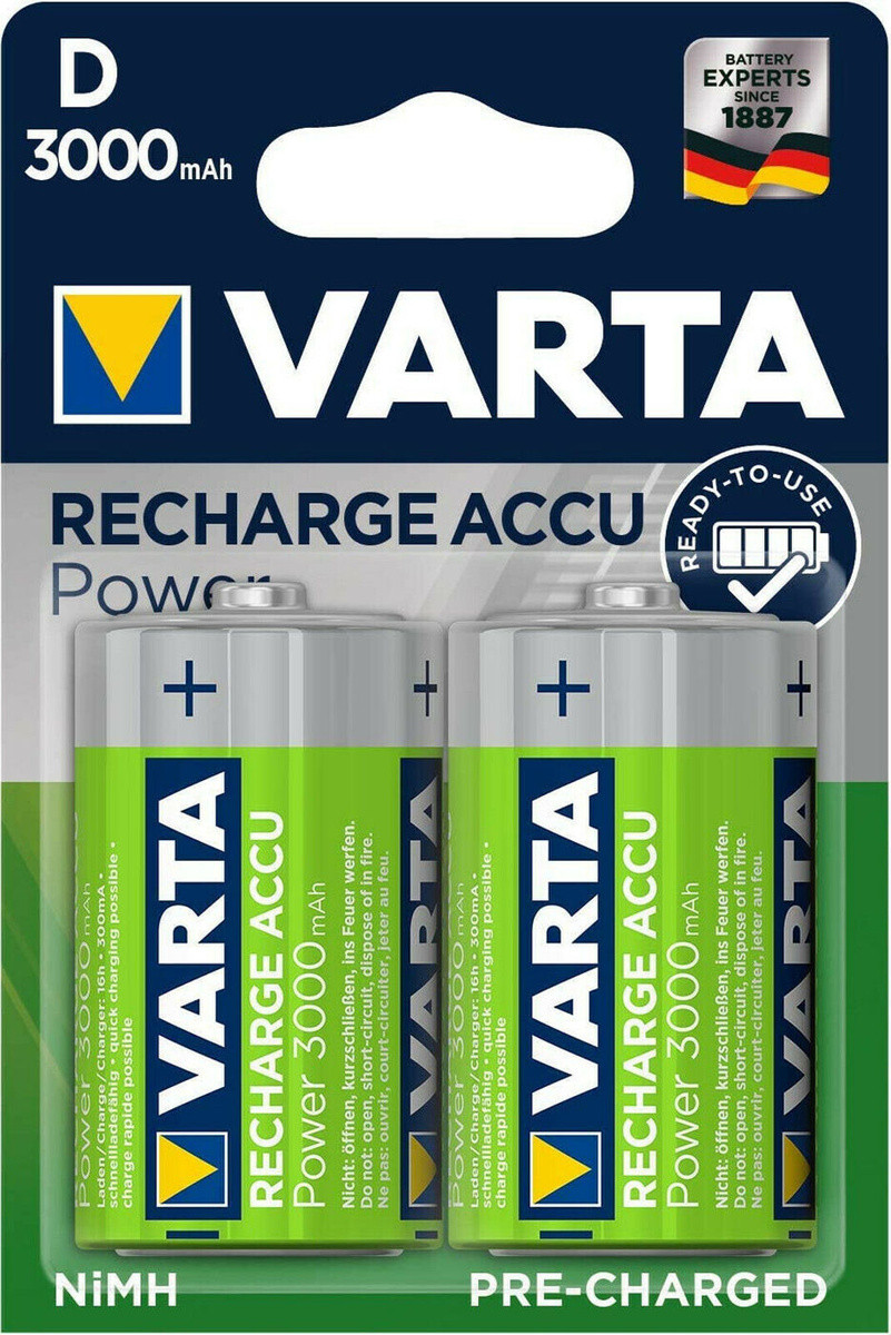 Аккумулятор VARTA D 3000mAh