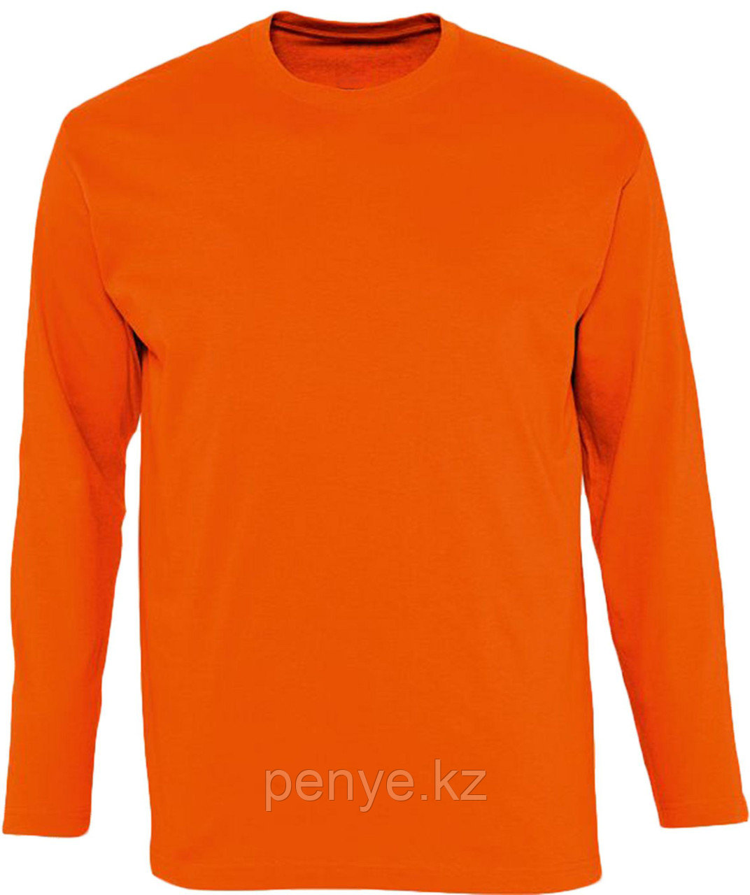 Футболка с длинным рукавом (Лонг слив), оранжевый - фото 1 - id-p96968704