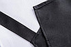 Фартук с нагрудником с 2 карманами - черный унисекс коммерческий фартук для кухни, кулинарии, ресторана, ба, фото 4
