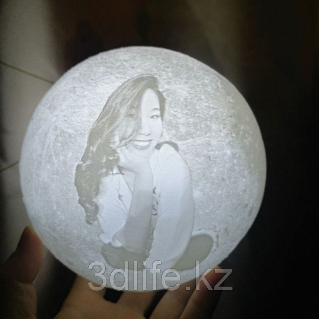 3D Ночник Луна в Алматы -3Dlife.kz 3D Ночник Луна в Алматы -3Dlife.kz