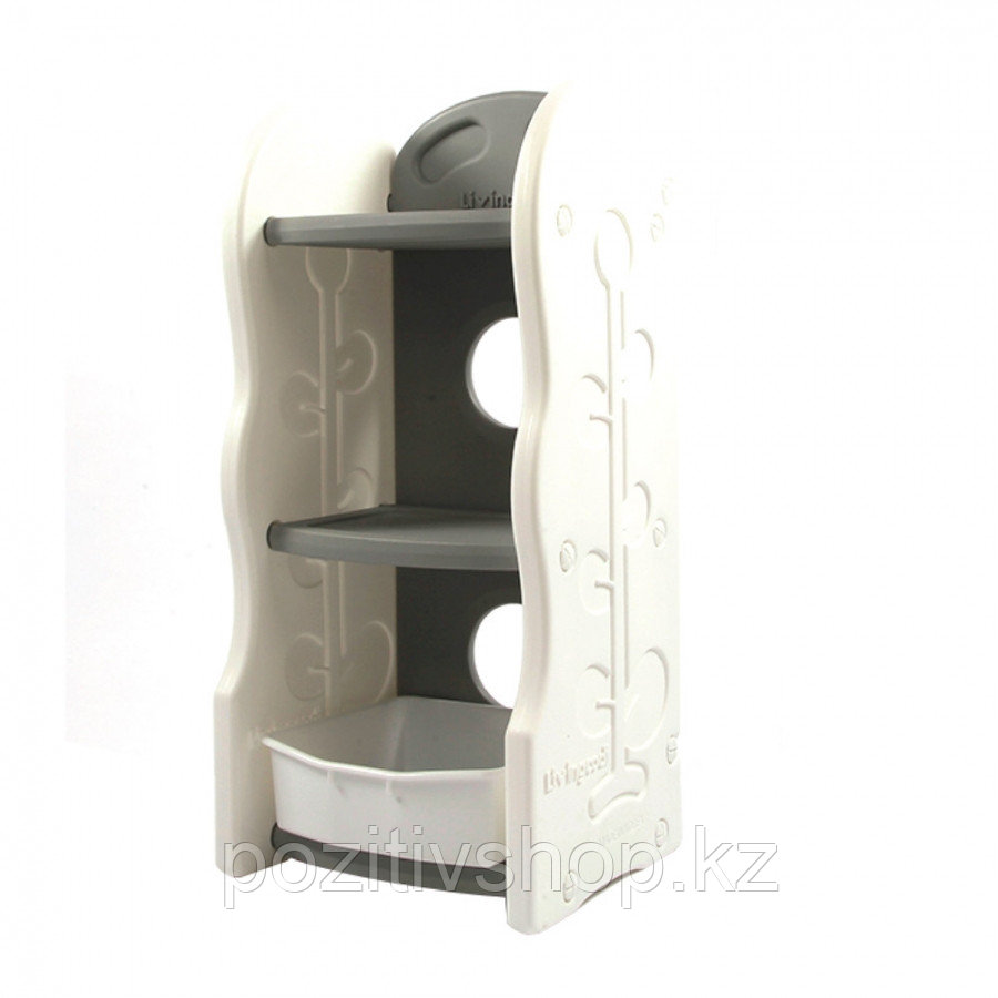 Стеллаж Edu-Play 3 полки серый, фото 1