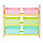 Стеллаж для игрушек с ящиками Edu Play 3 полки Цветной, фото 2