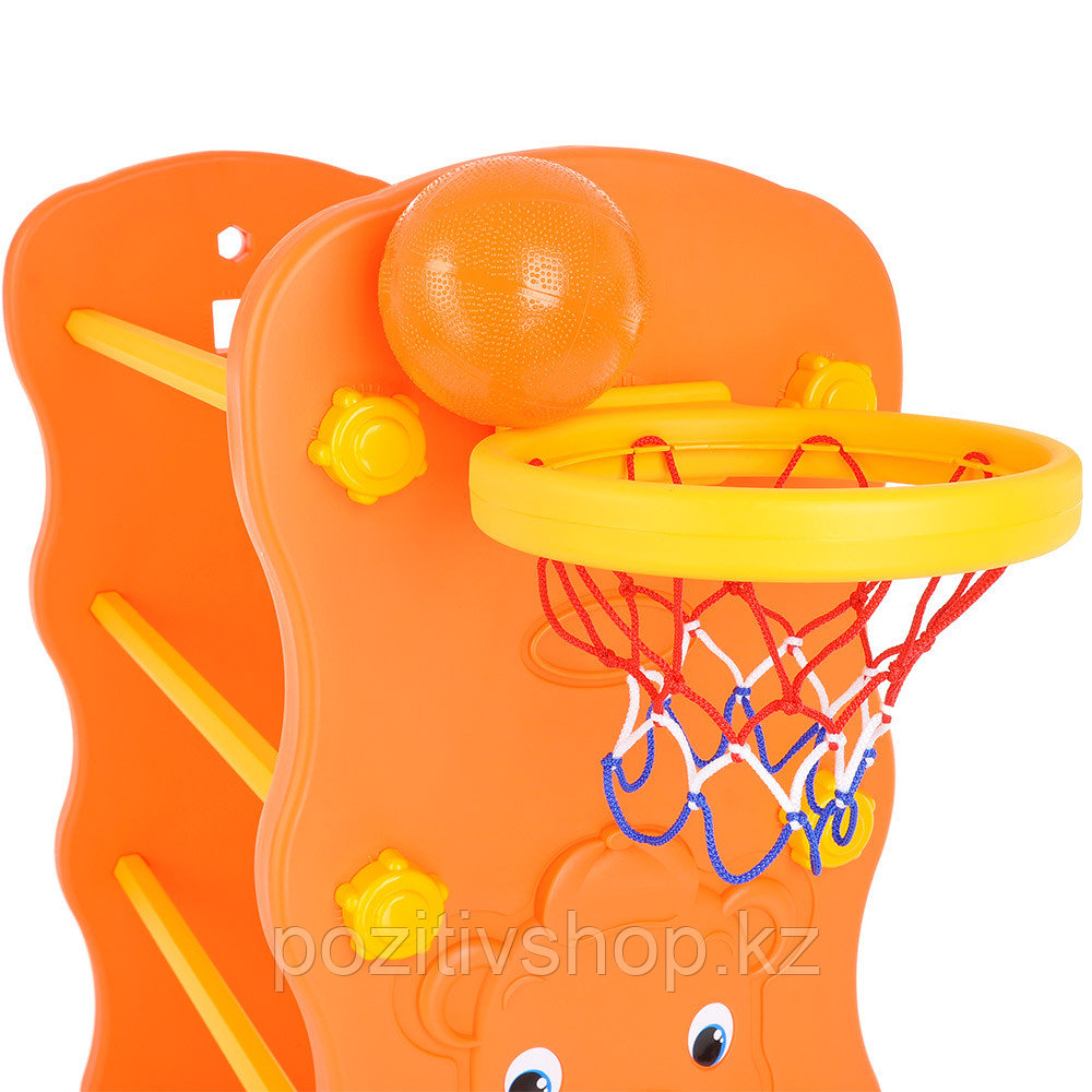 Стеллаж для игрушек с ящиками Edu Play + баскетбольное кольцо - фото 2 - id-p96977951