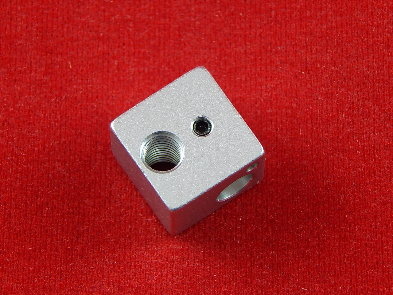 Алюминиевый нагревательный блок 16×16×12 мм - фото 1 - id-p8294296