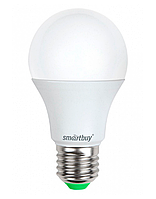 Светодиодная LED-лампа SmartBuy A60 7W (цоколь E27) теплый свет 3000K, 220V (аналог лампы 60W)