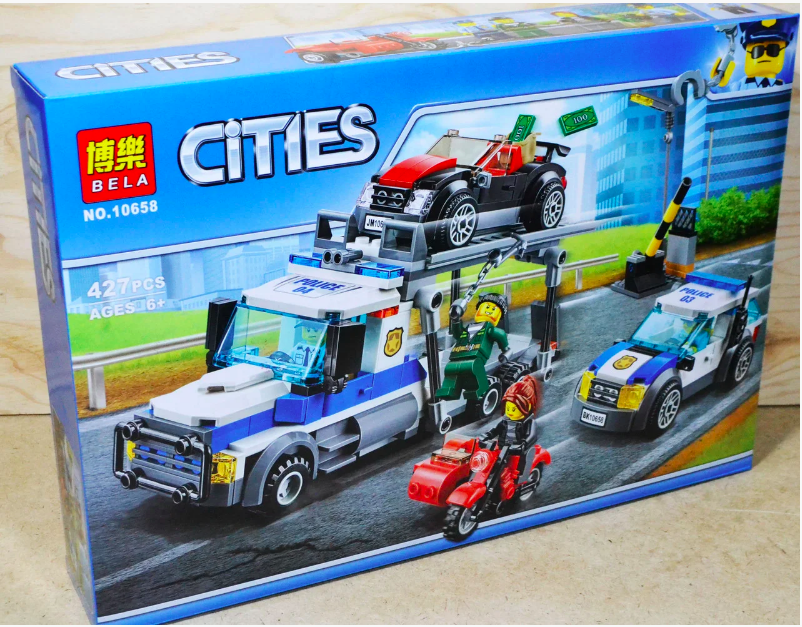 Конструктор Bela  Ограбление грузовика/ конструктор Lego City 60143