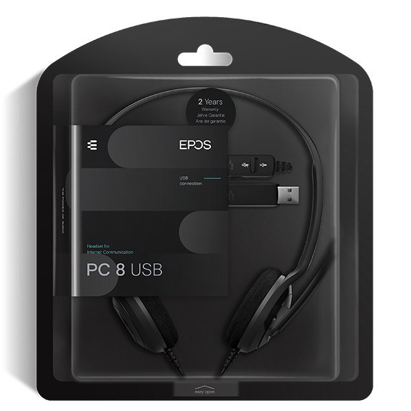 EPOS (Sennheiser) Гарнитура PC 8 USB для ПК, 32 Ом, 95 dB, черные - фото 7 - id-p96986618