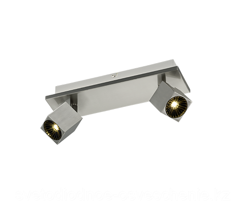 Споты  CUBA Мат. никель incl. 2 x SMD, 4,3W, 3000K, 430Lm IP20 TRIO 828510307