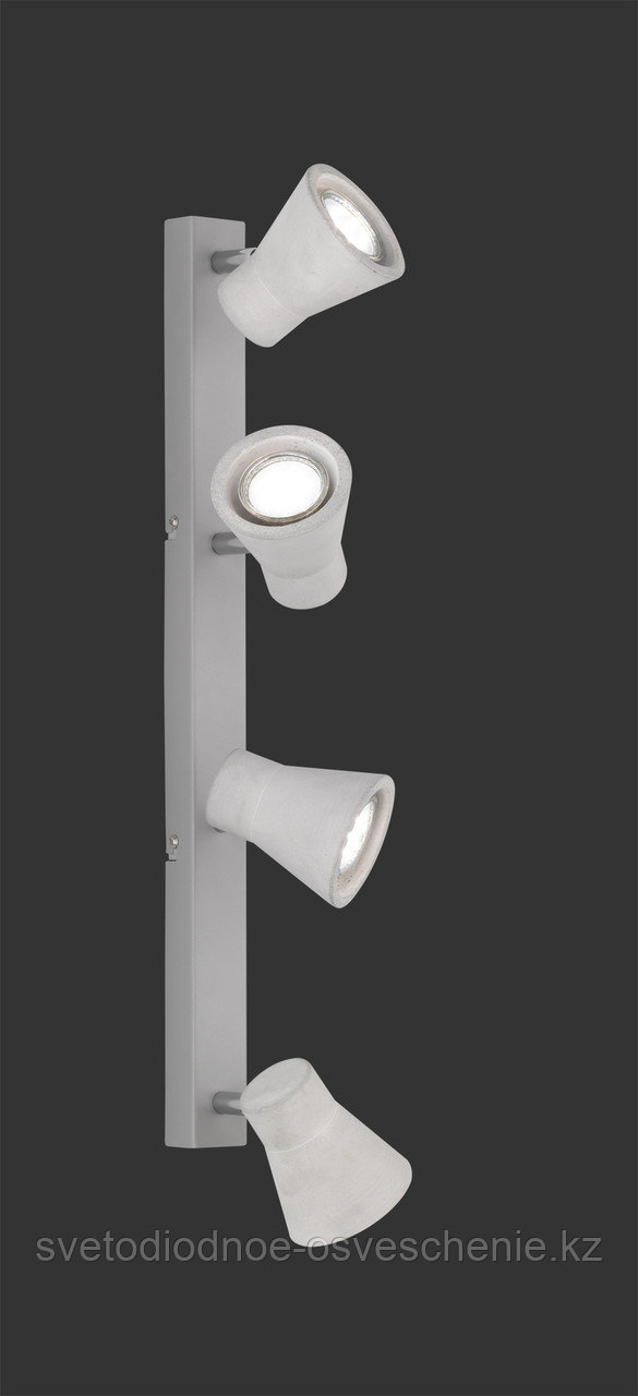 Споты ANTONY Бетонный вид incl. 4 x GU10, 3W, 3000K, 280Lm IP20 RL R80044078, фото 1