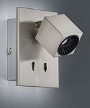 Споты CUBA Мат. никель incl. 1 x SMD, 4,3W, 3000K, 430Lm IP20 TRIO 828570207, фото 3