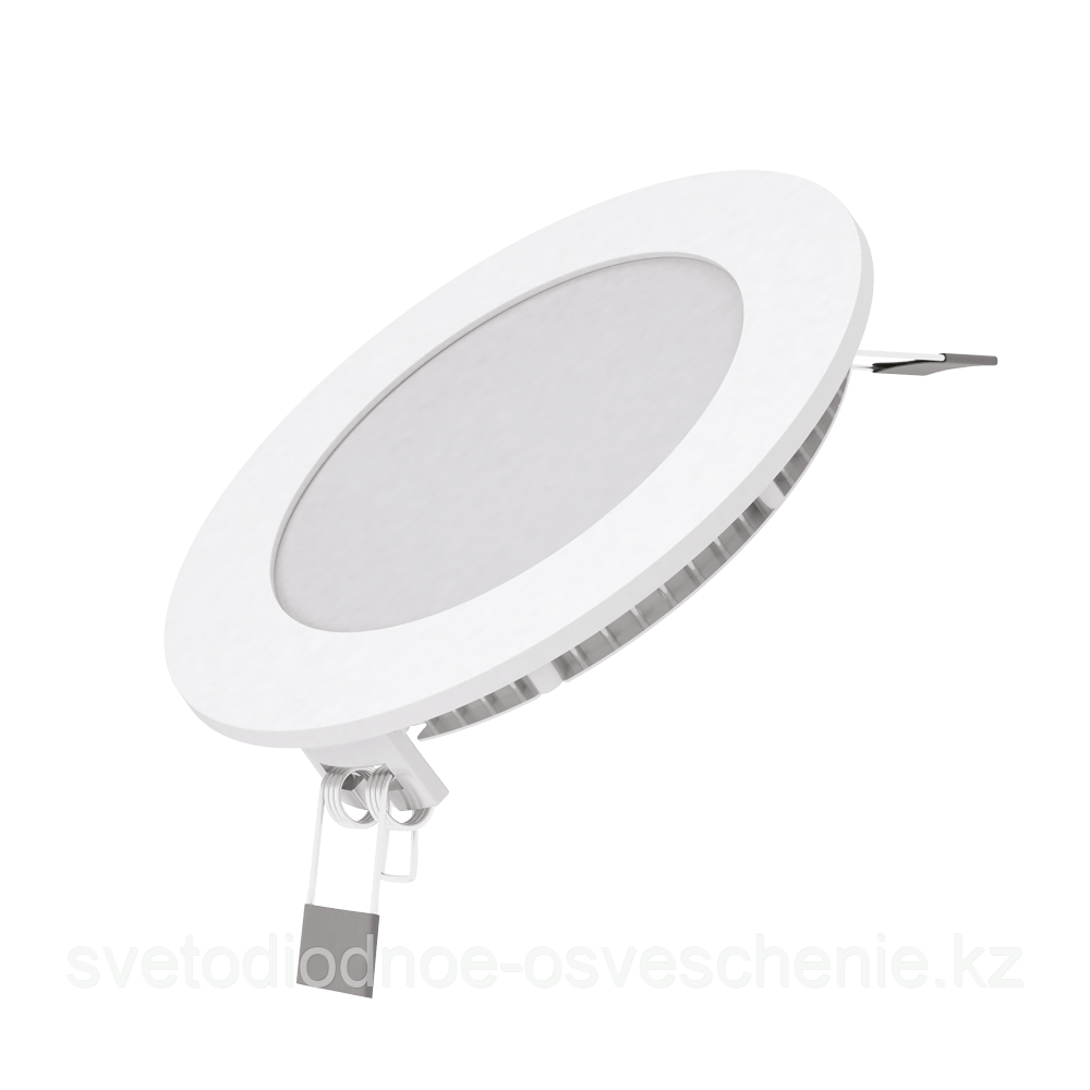 939111106  Светильник Gauss Slim круг IP20 6W 3000K 360Lm D105 120*22/96114/, фото 1