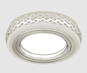 BL142 Светильник Gauss Backlight Кругл. белый, матов. Gu5.3 3W LED 3000K