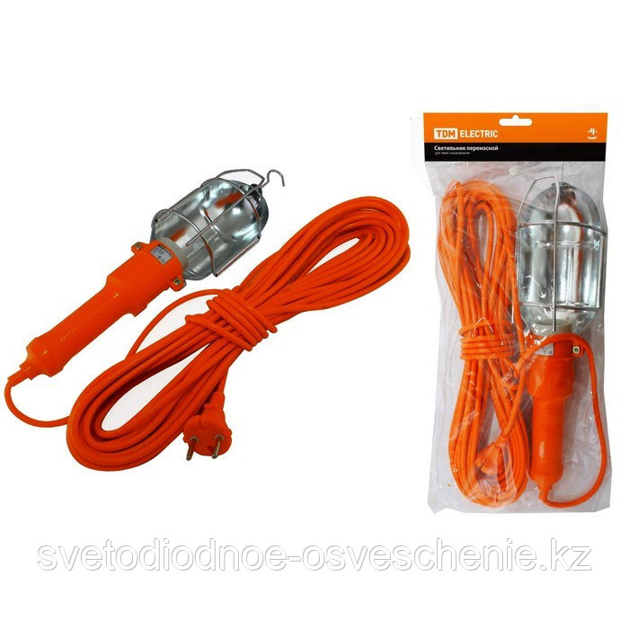 Светильник переноска УП-2Р 10 м. круглая вилка TDM  SQ0306-0003, фото 1