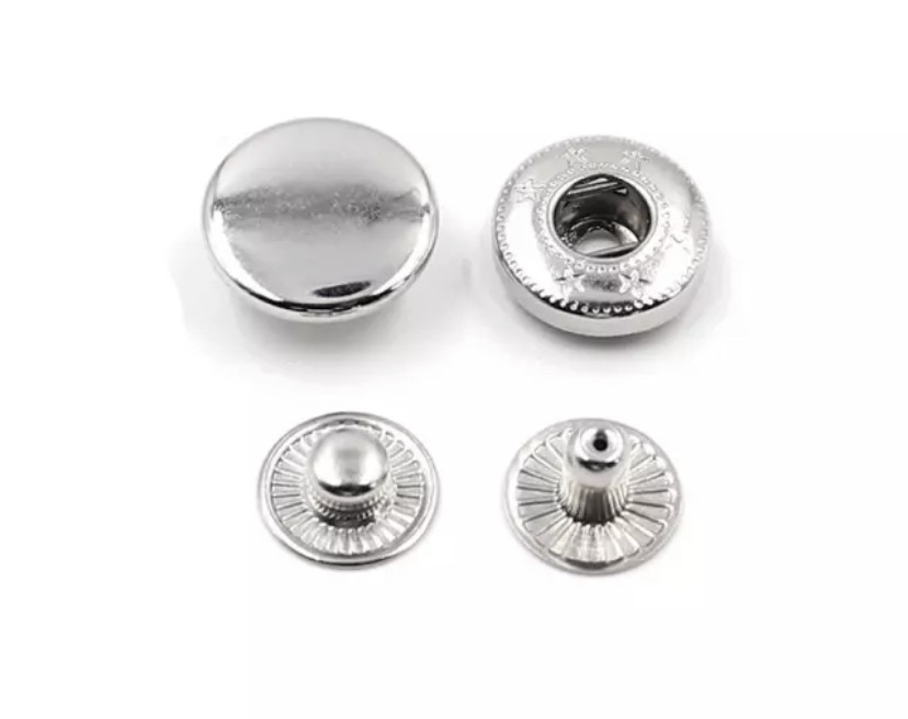 Кнопки #831 - 15mm Серебро 500шт