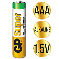 Сілтілі аккумулятор GP Super AAA/LR03 1.5V , 1 дана