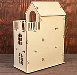 Деревянный кукольный дом конструктор ECO HOUSE, фото 3