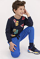 Пижама мальчик. подростк* 12-13 / 152-158 см, Синий