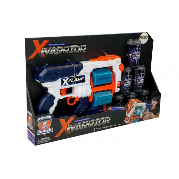 Игрушечный пистолет с мягкими пулями X-Warrior Xflame Elite