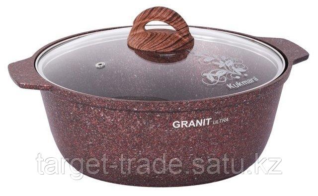 Кастрюля жаровня KUKMARA "Granit Ultra" 3 л. - фото 1 - id-p96999984