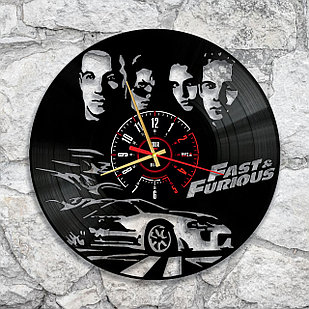 Настенные часы Форсаж Вин Дизель Fast & Furious Vin Diesel, подарок фанатам, любителям, 2931