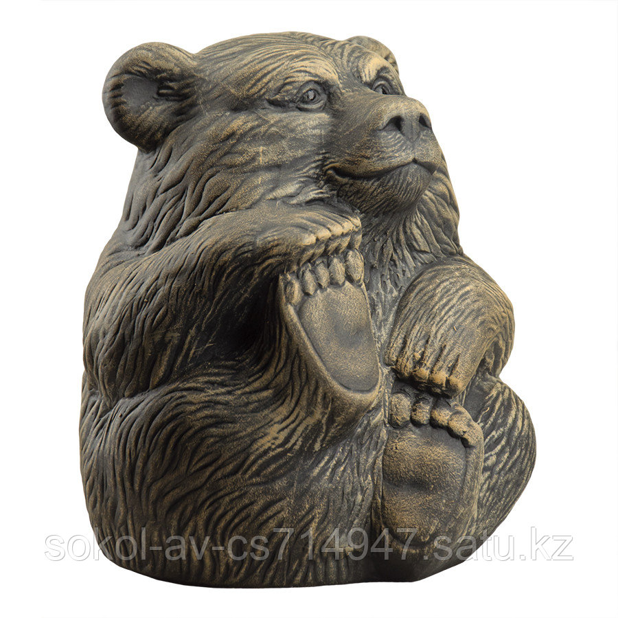 Копилка / статуэтка керамическая Медведь, 19*19*23 см, 005