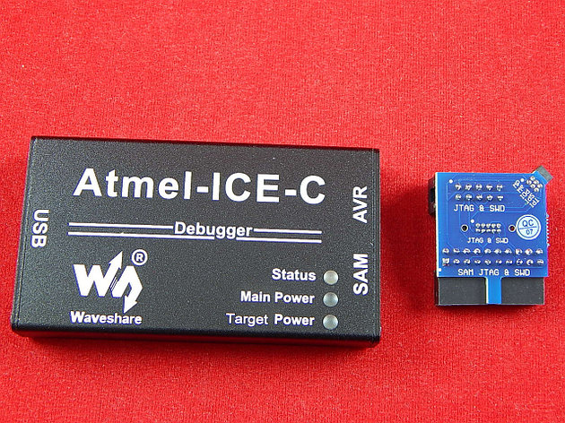 ATATMEL-ICE-PCBA, Внутрисхемный отладчик-программатор 8-ми и 32-разрядных мк Atmel с фоновой отладкой, фото 2