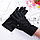 Перчатки для рук тонкие трикотажные черные, фото 3